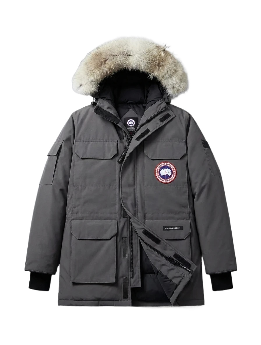 Canada Goose Parka Style Dark Grey Down Jacket