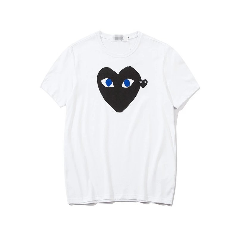 Comme des Garcons PLAY 2023-03 Black Style 2303 Heart Logo T-Shirt Poolside Style