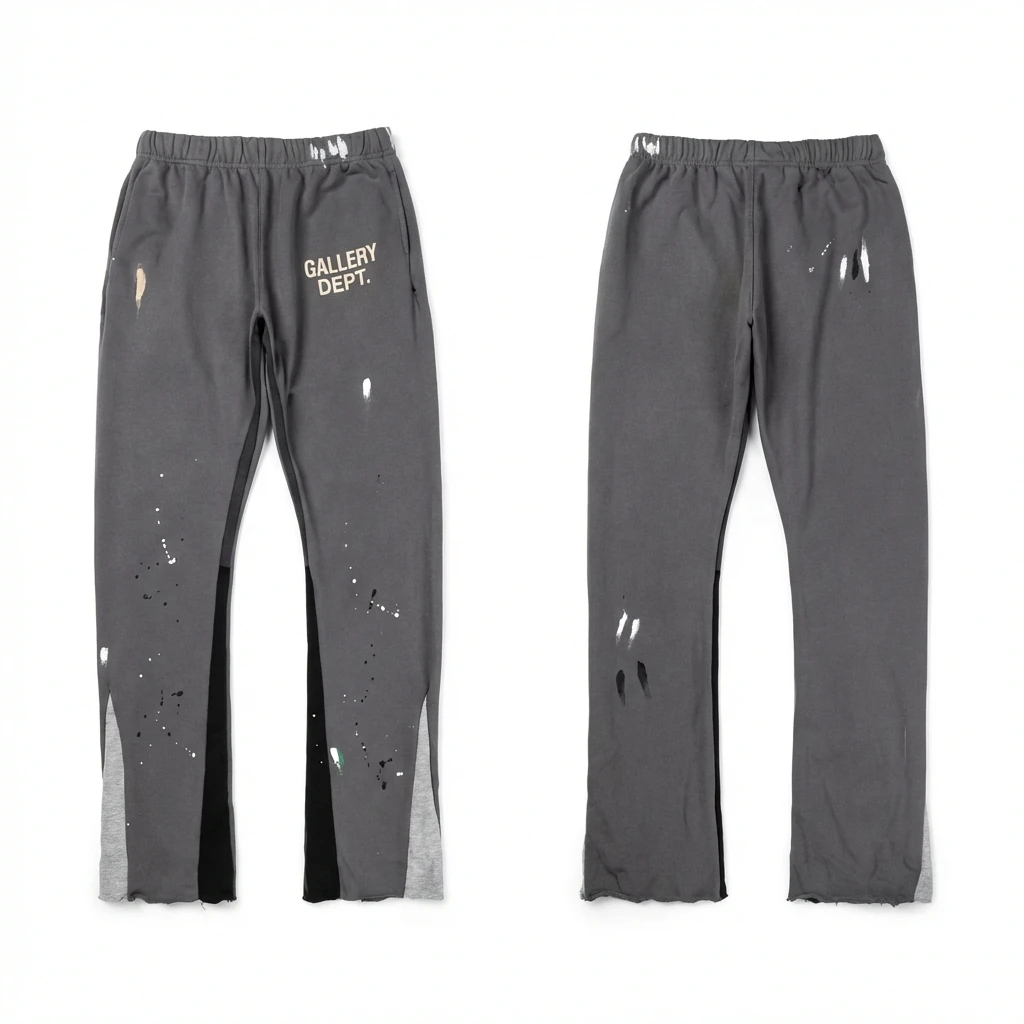Gallery Dept. Ripped Grey Pants