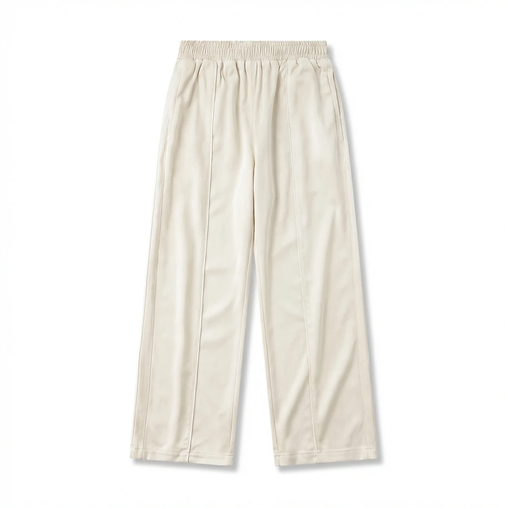 Corteiz minimalist style off-white wide-leg pants