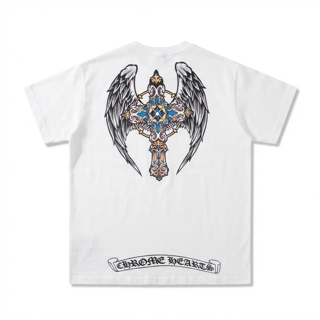 Chrome Hearts Angel Cross White T-shirt