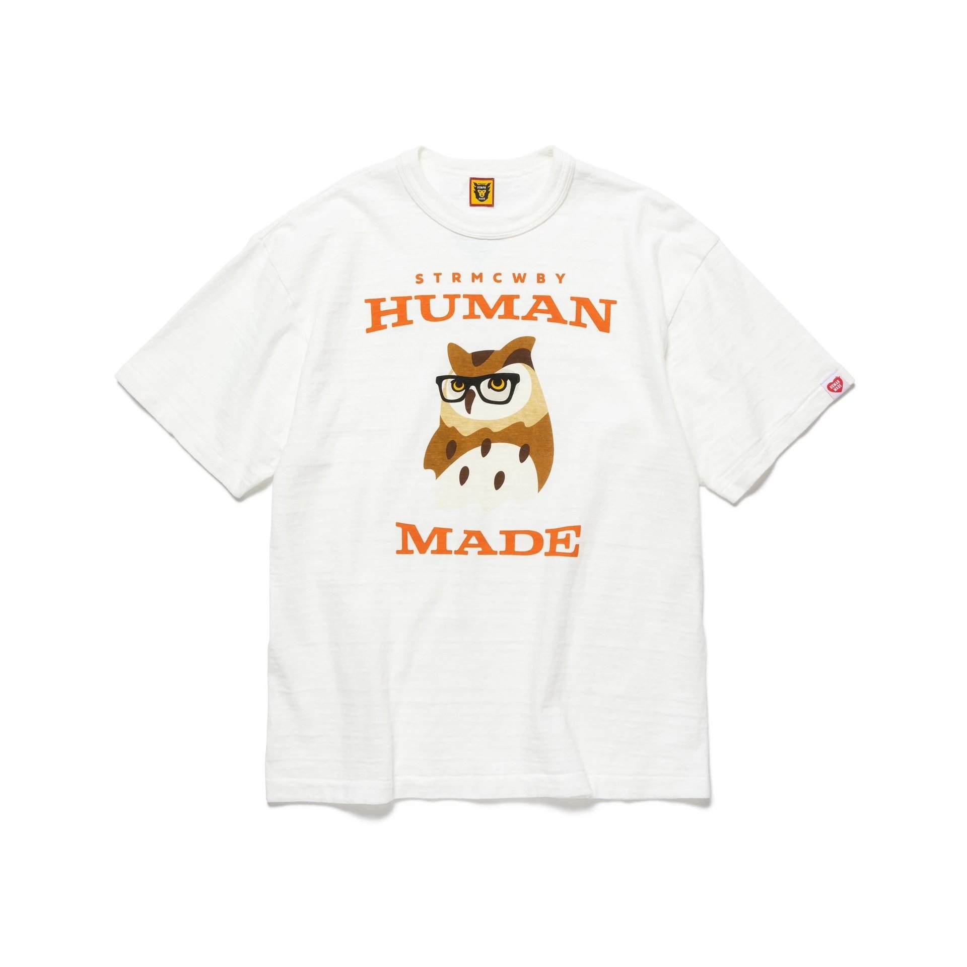 HUMAN MADE Owl Print Vintage White T-Shirt