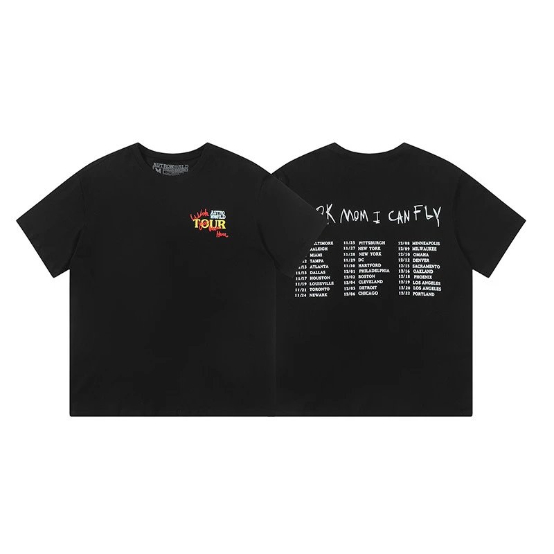 Travis Scott Monogram Graphic T-shirt Brown Travis Scott for Casual Outfits