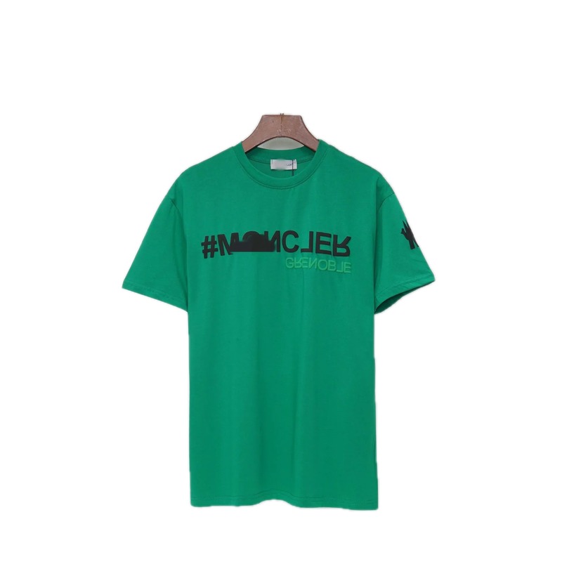 Moncler Grenoble Trendy Green Short-sleeve T-shirt