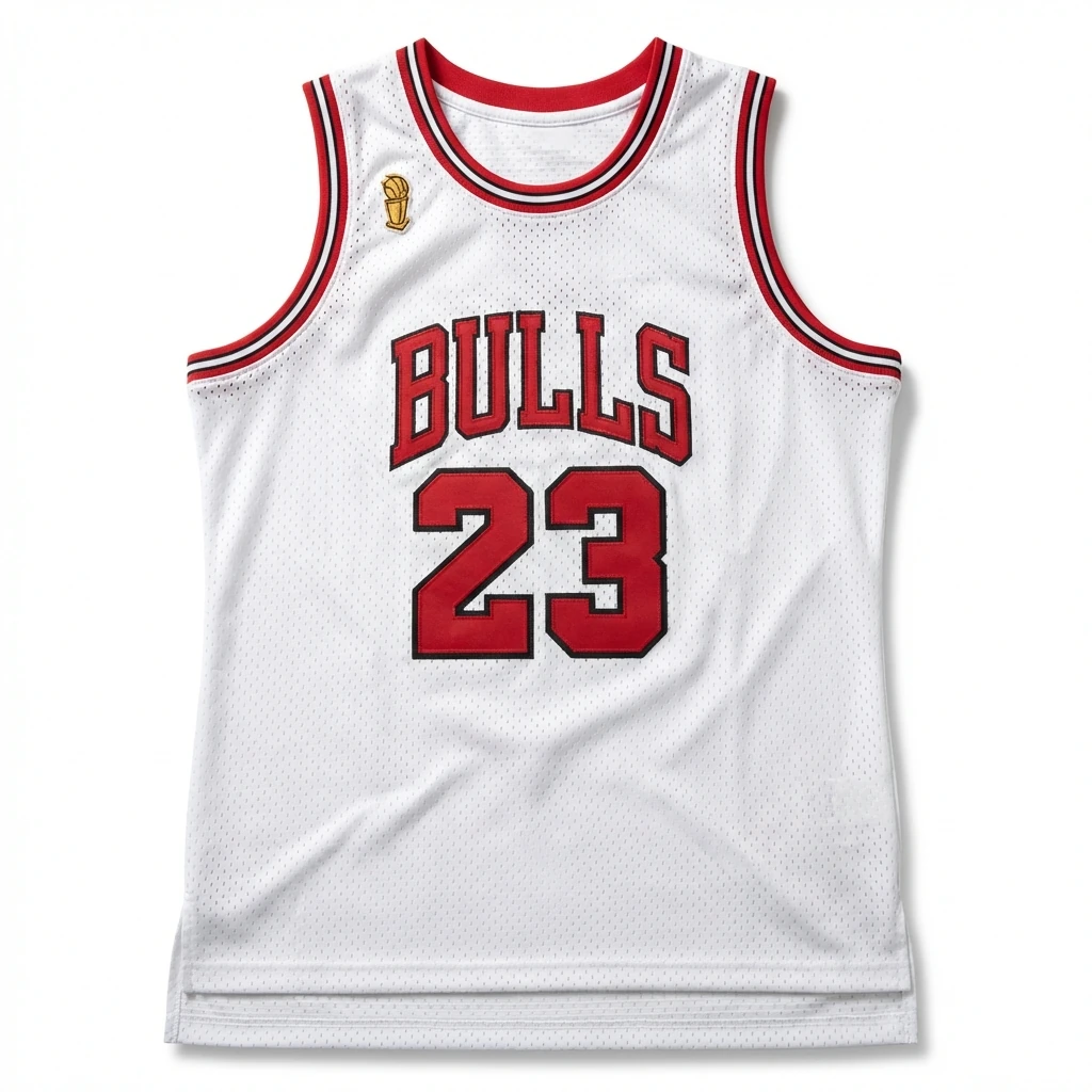 Michael Jordan retro-style white jersey