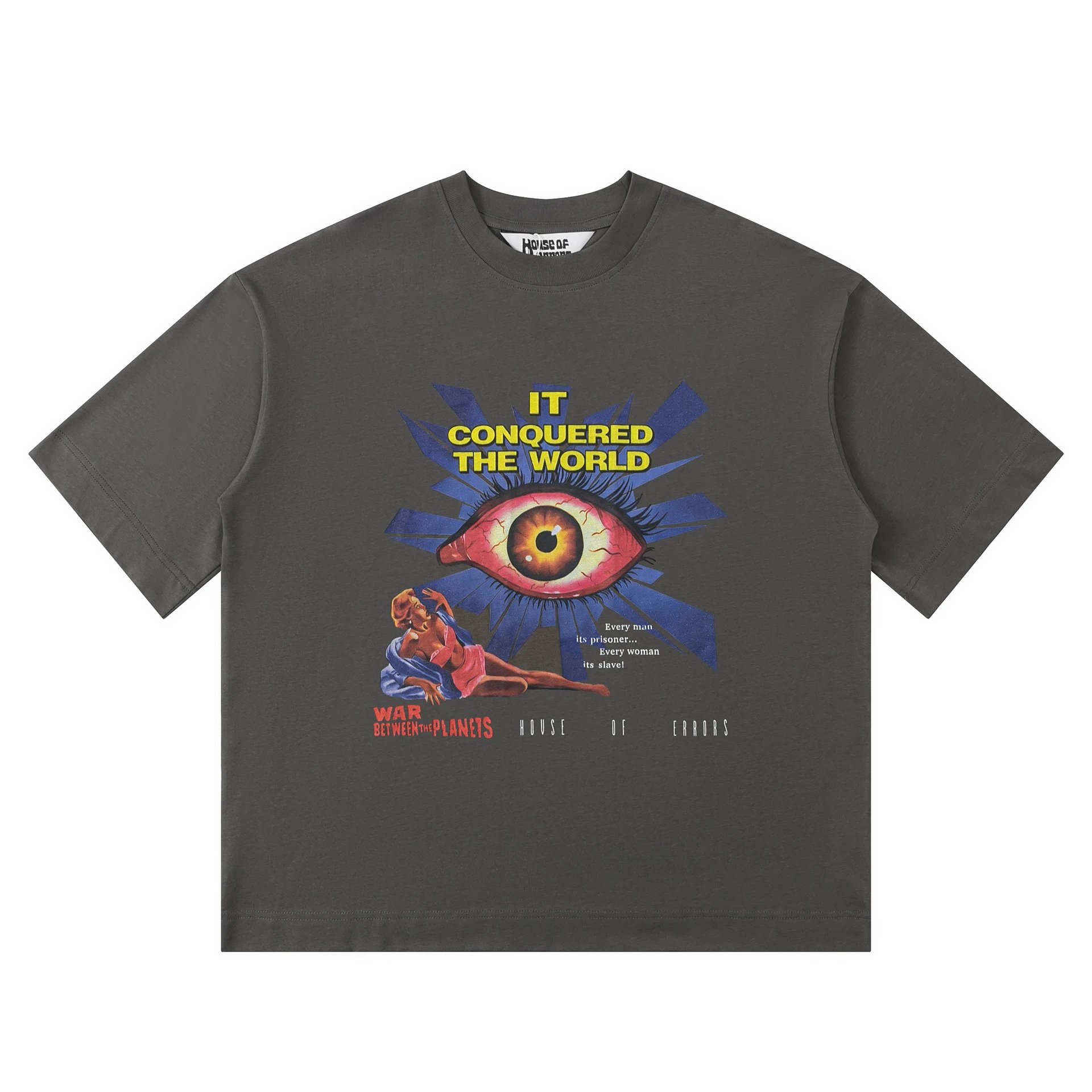 House of Errors Sci-Fi Style Dark Gray T-shirt