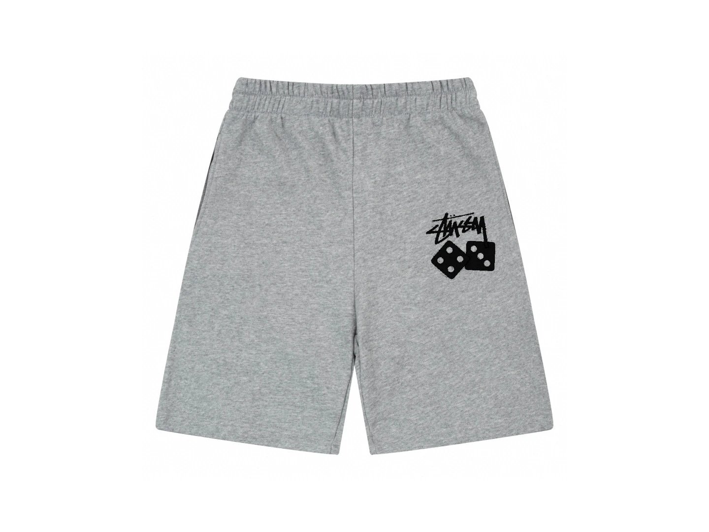 Stussy Dice Trendy Brand Grey Shorts