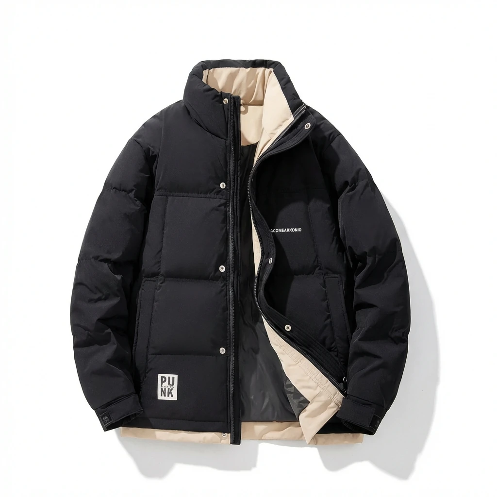 MLB Solid Color Fashion Style Down Jacket
