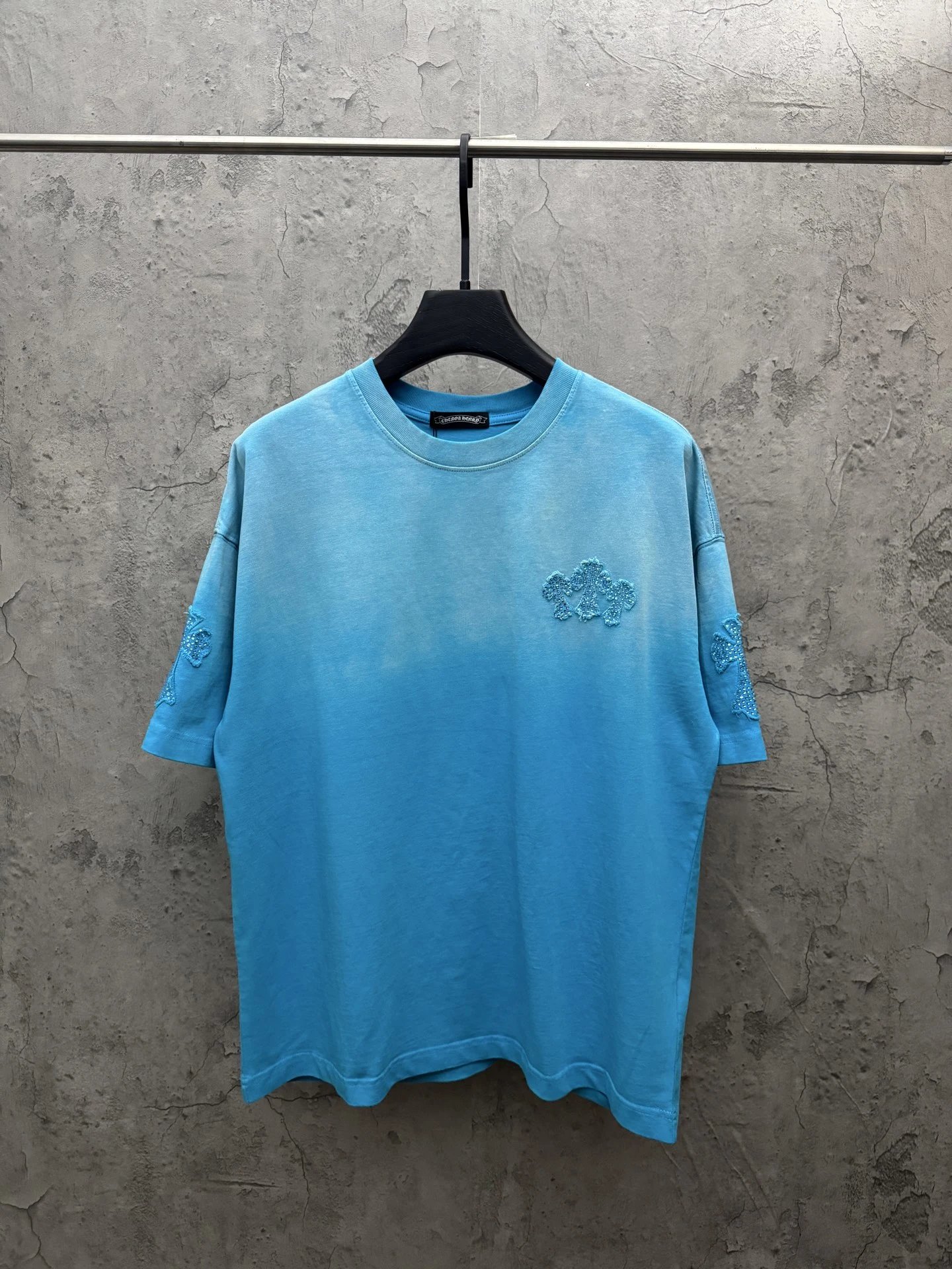 Chrome Hearts Gradient Blue T-shirt