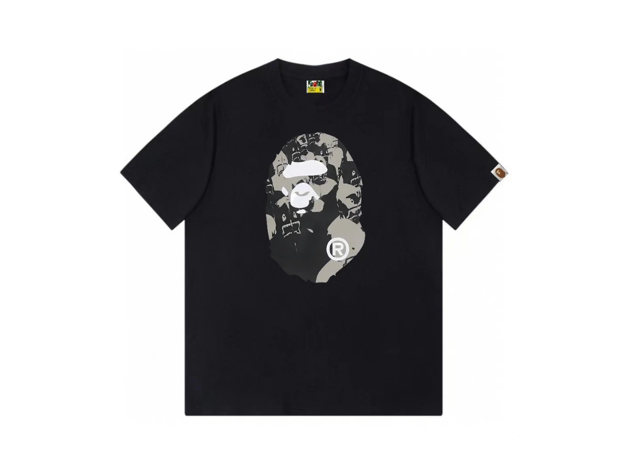 Bape Ape Head Camouflage Style Short-Sleeve Shirt