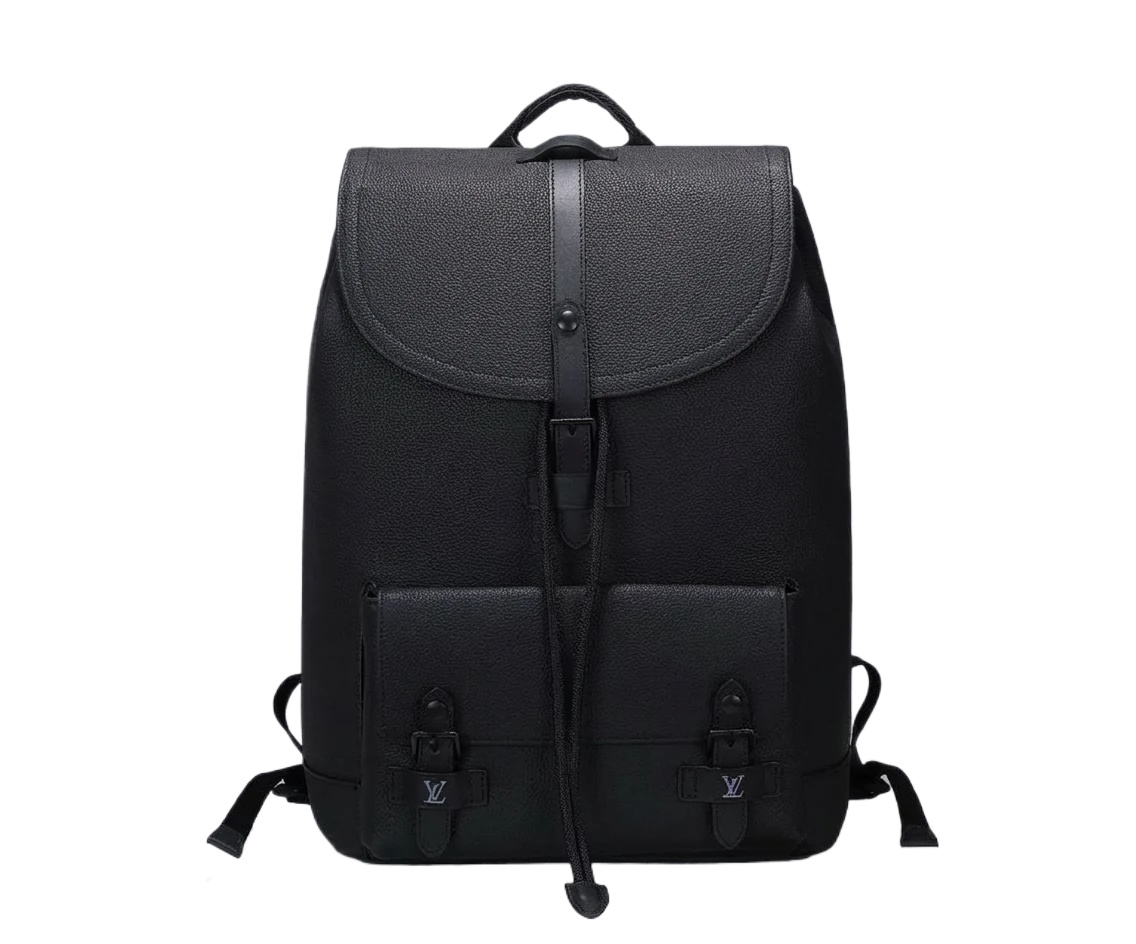 LV classic black backpack