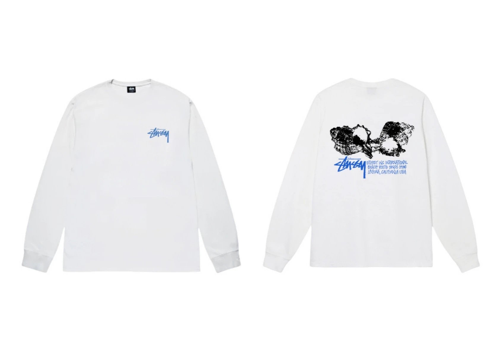 Stussy Graffiti Retro Style White T-shirt