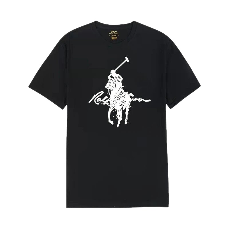 Classic style black T-shirt of Ralph Lauren