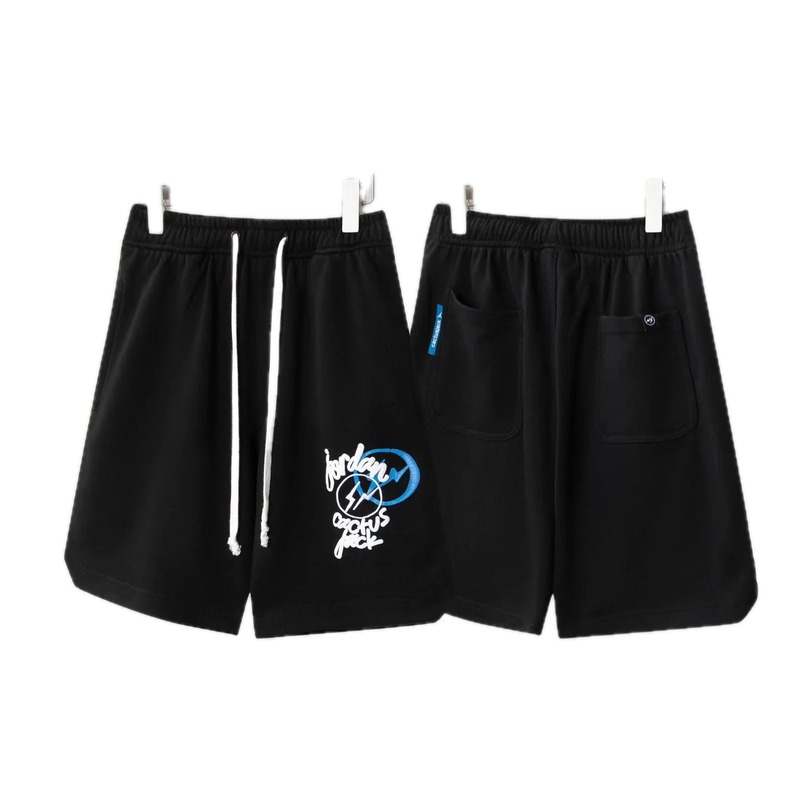 Travis Scott Cactus Jack Street Style Black Shorts