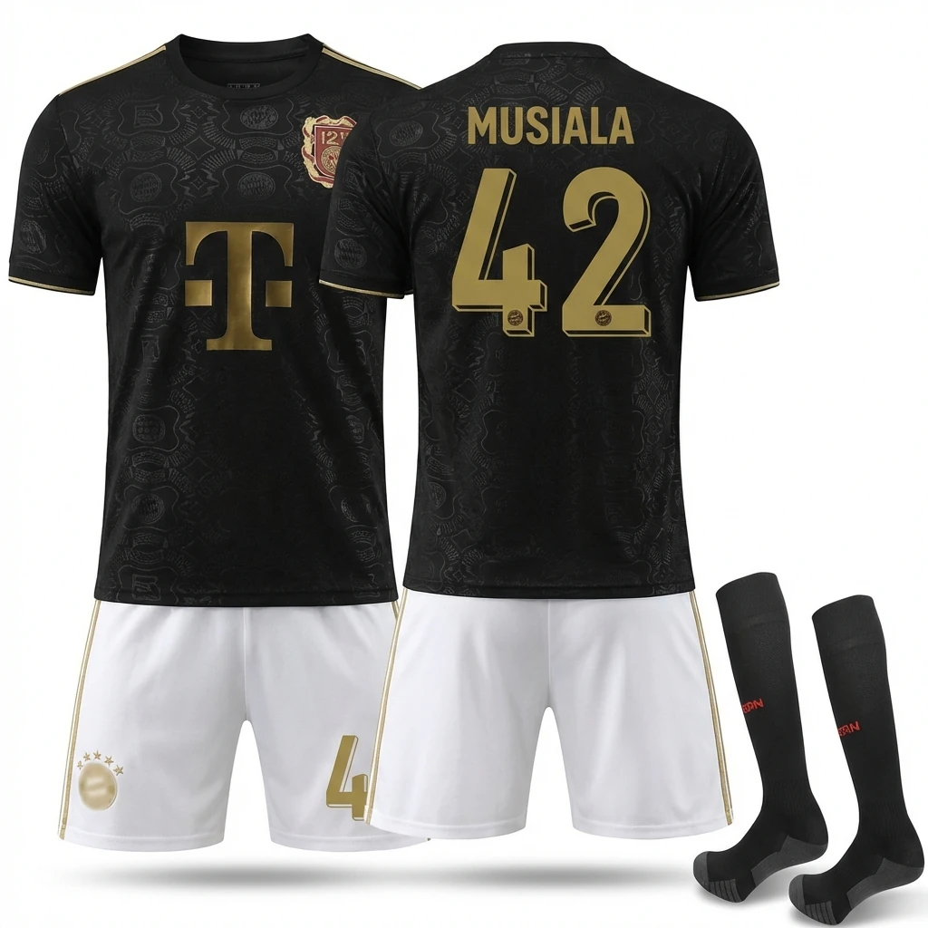 Bayern Munich Black Gold Trendy Brand Jersey