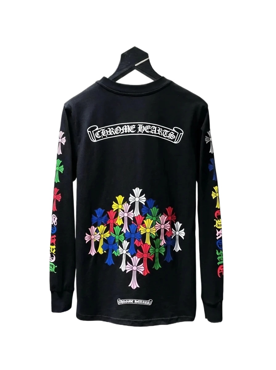 Chrome Hearts Graffiti Style Black Long-sleeve