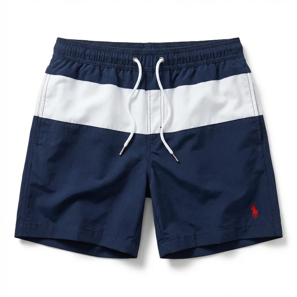 Ralph Lauren classic color-blocking shorts