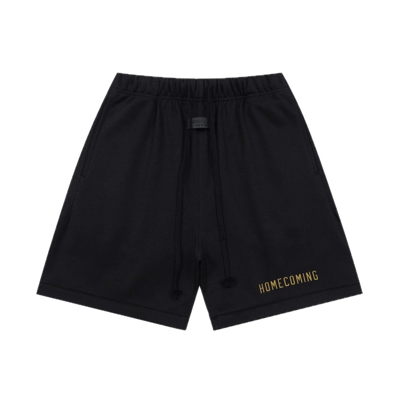 ESSENTIALS minimalist style black shorts