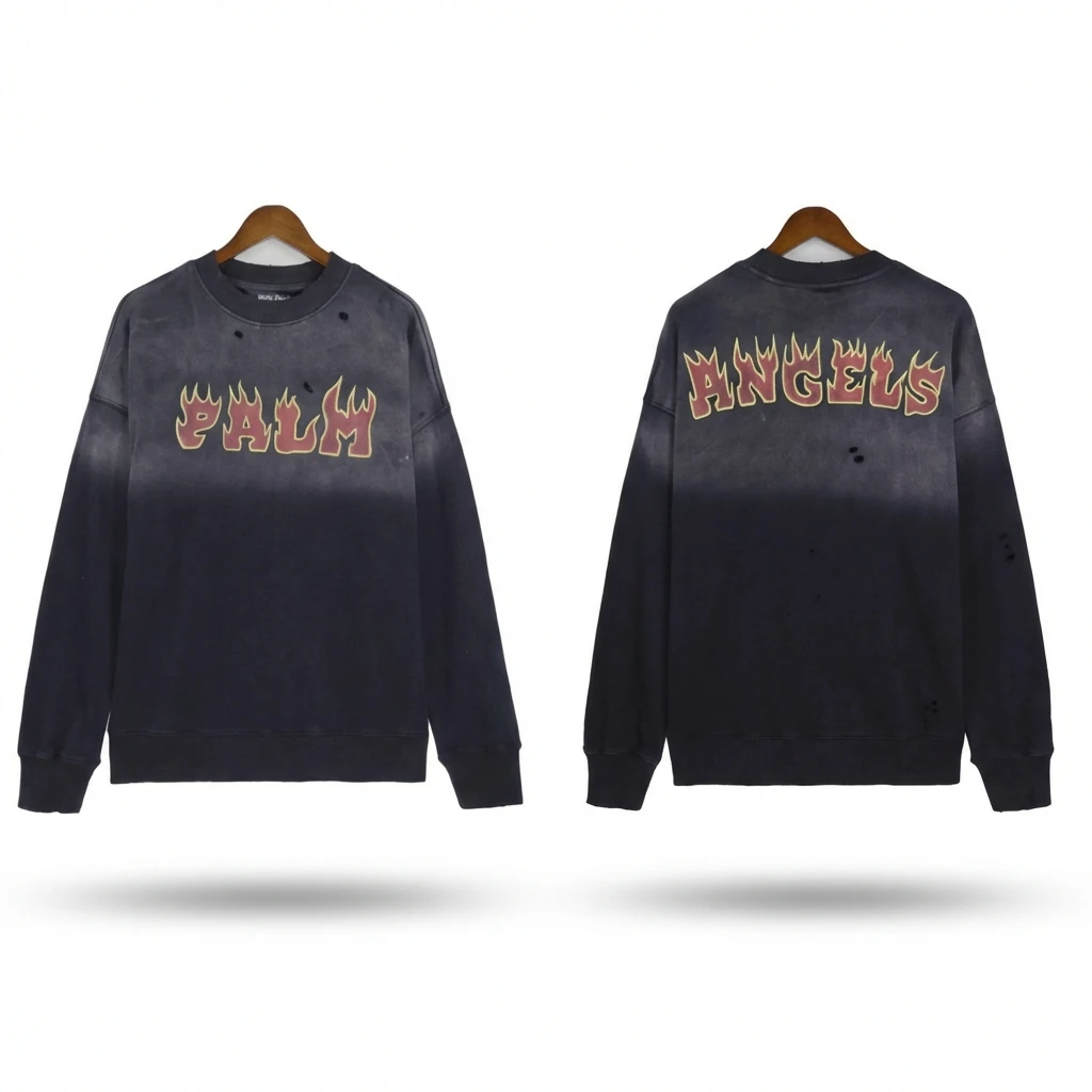 Palm Angels Flame Wind Hoodie