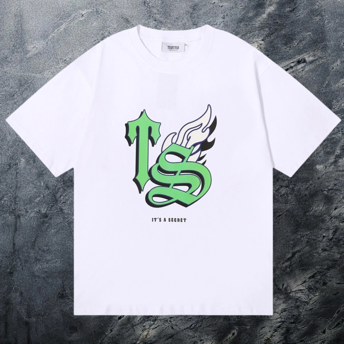 Trapstar Relaxed Keys graphic T-shirt Black White Key with Designer-Inspired Detail