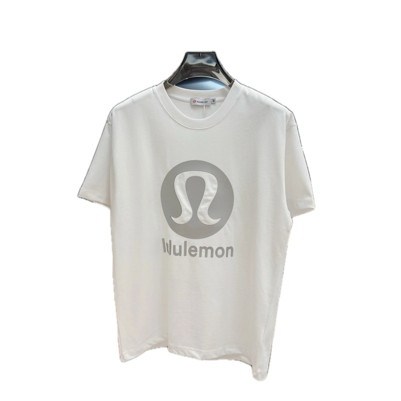 lululemon Classic Printed Sporty White T-Shirt