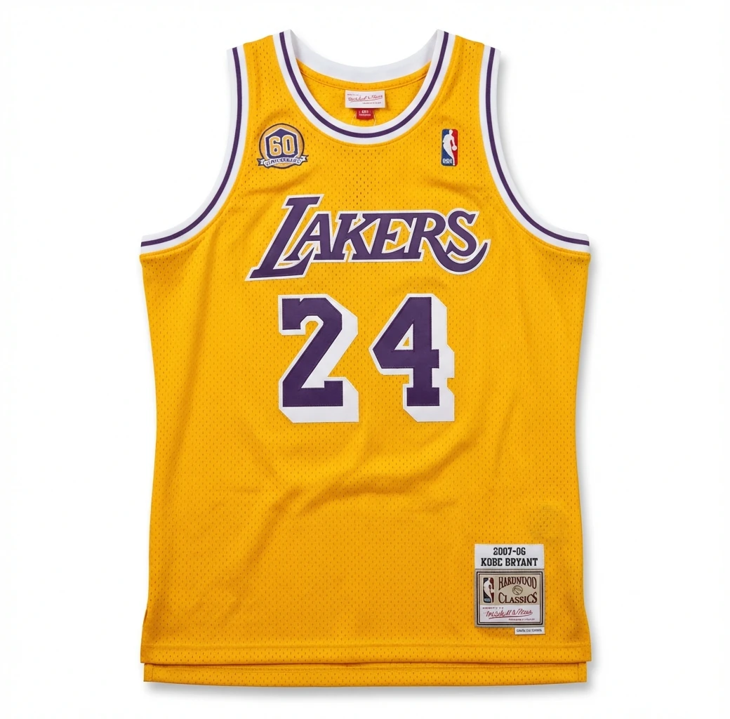 Kobe Lakers' retro-style yellow jersey