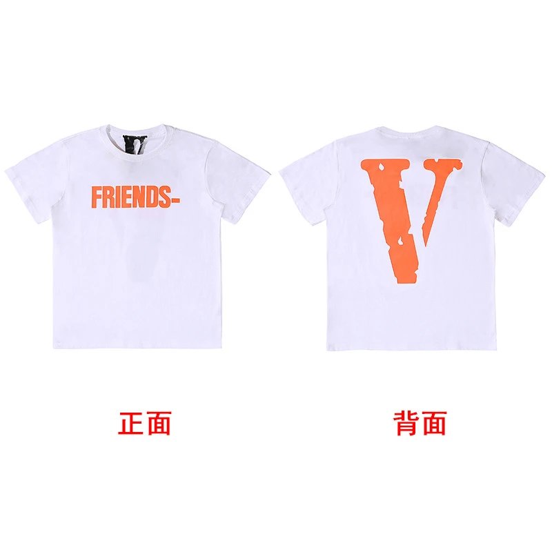 Vlone Easy Match Logo T-shirt Black Purple Vlone for Everyday Use