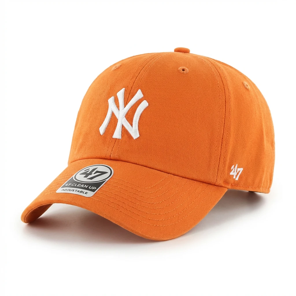 MLB New York Yankees orange baseball cap