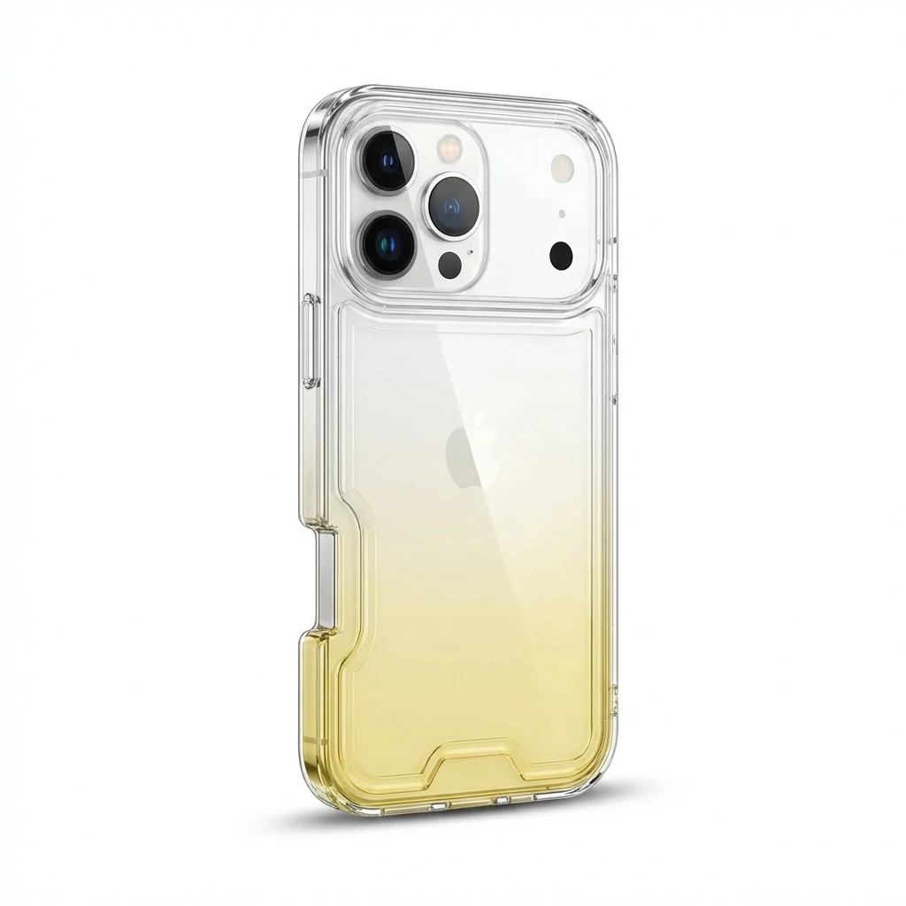 Transparent trendy iPhone phone case