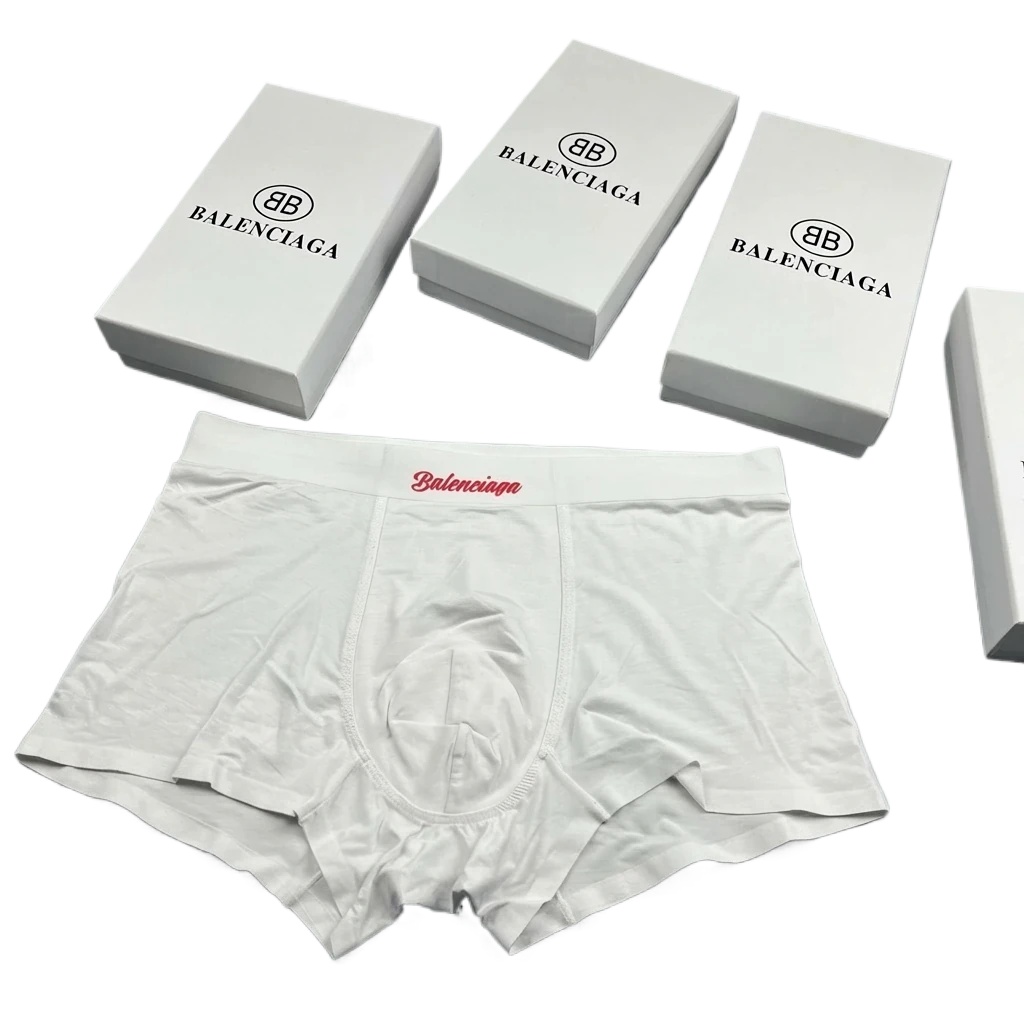 Balenciaga minimalist style white underwear