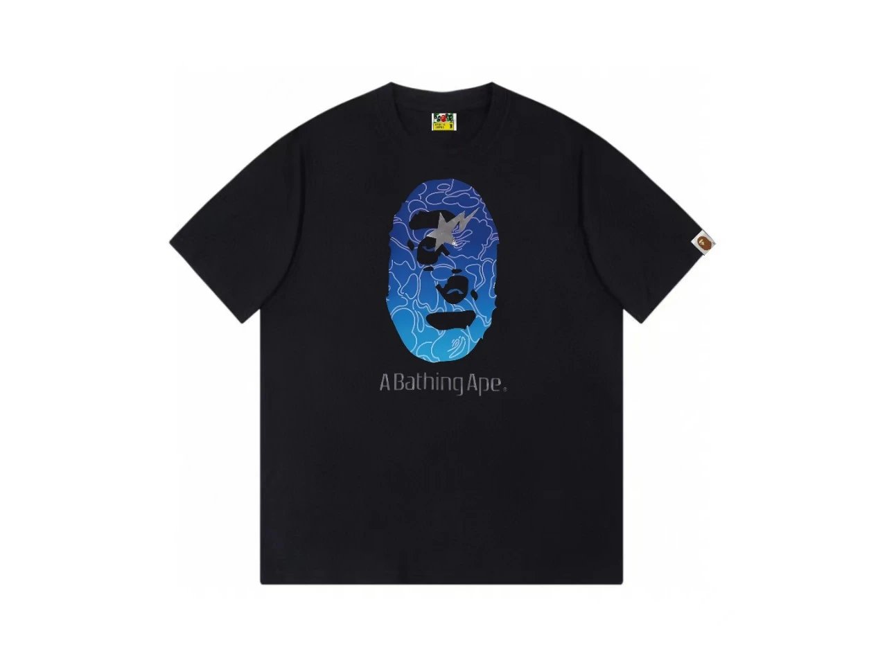 Bape Ape Head Trendy Cool Black T-shirt