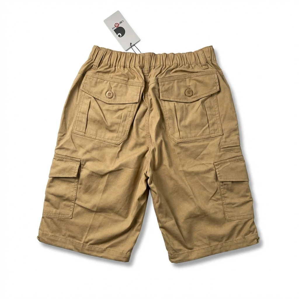 Carhartt workwear style khaki shorts