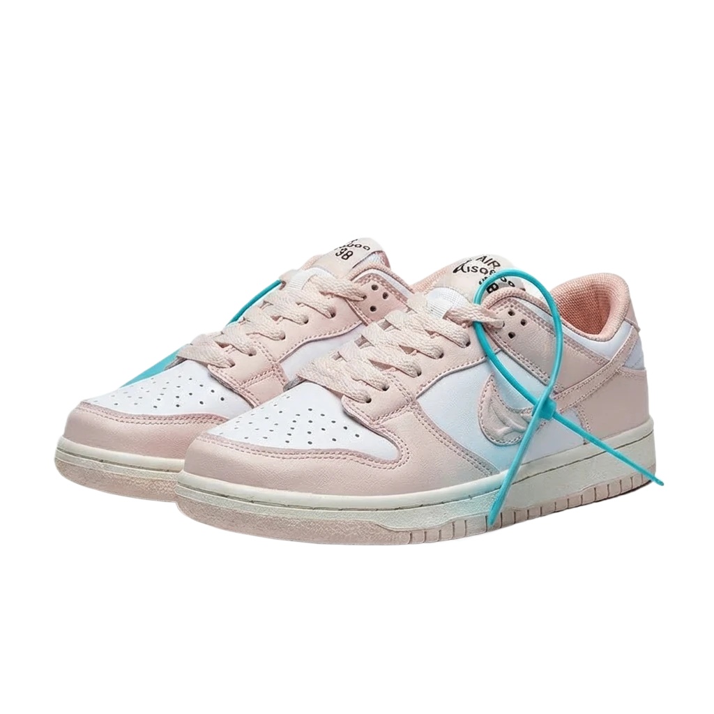 Nike Dunk Low Pink and White Sneakers