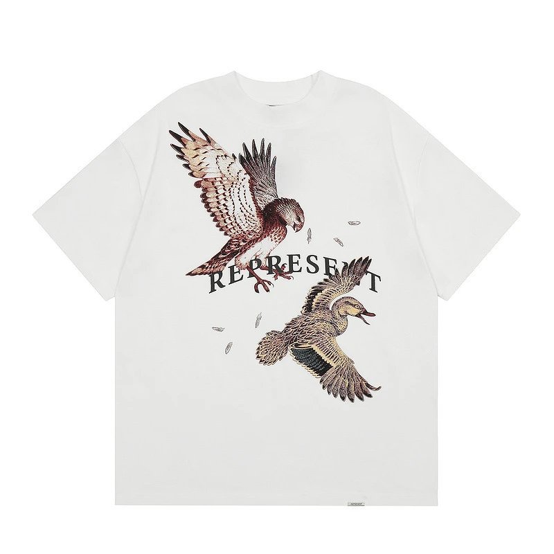 Represent White Style 858 Owners Club T-Shirt Active Casual Logo