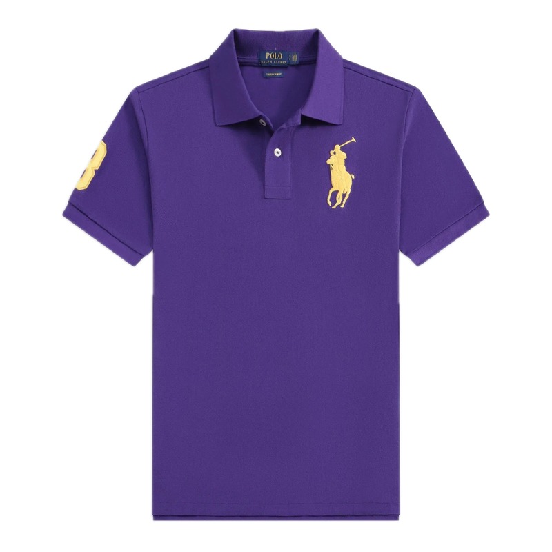 Ralph Lauren Polo Purple Classic Style Short-Sleeve