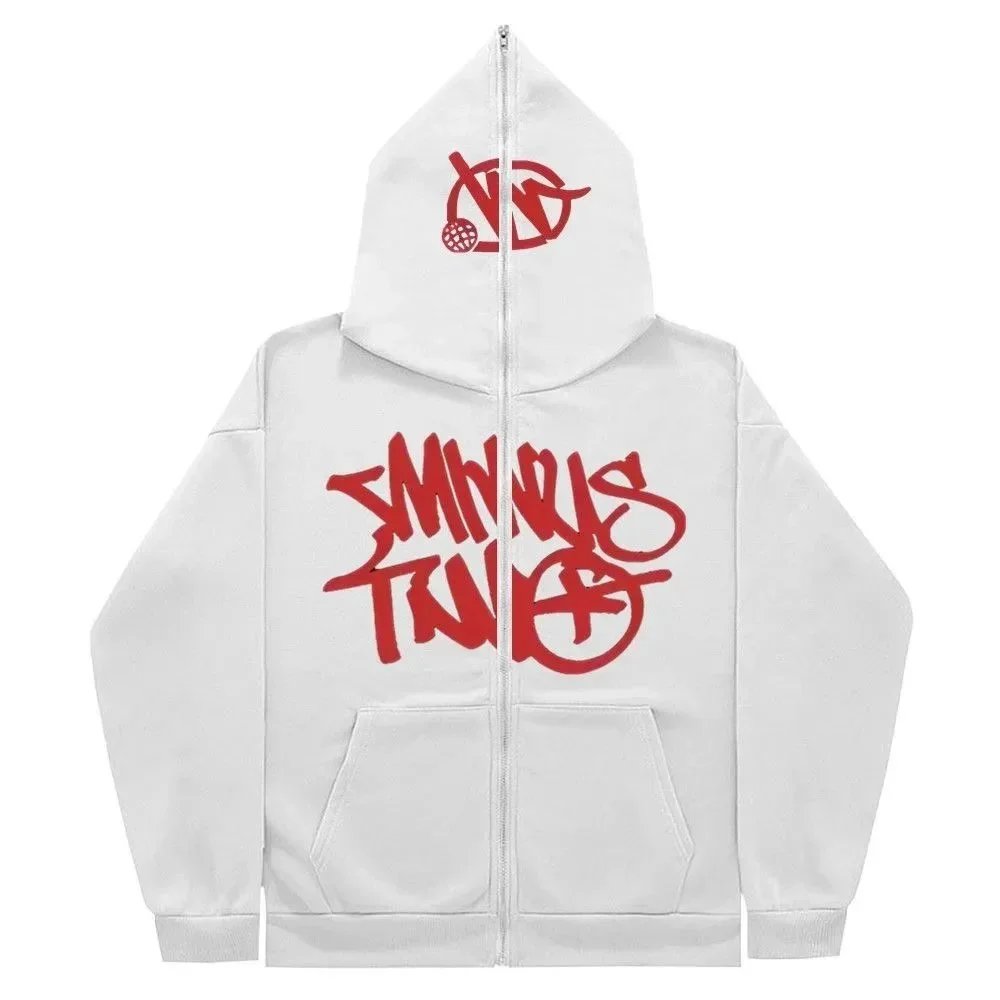 Trapstar Travel Graphic zip hoodie Black Zip Pink with Soft Visual Tone