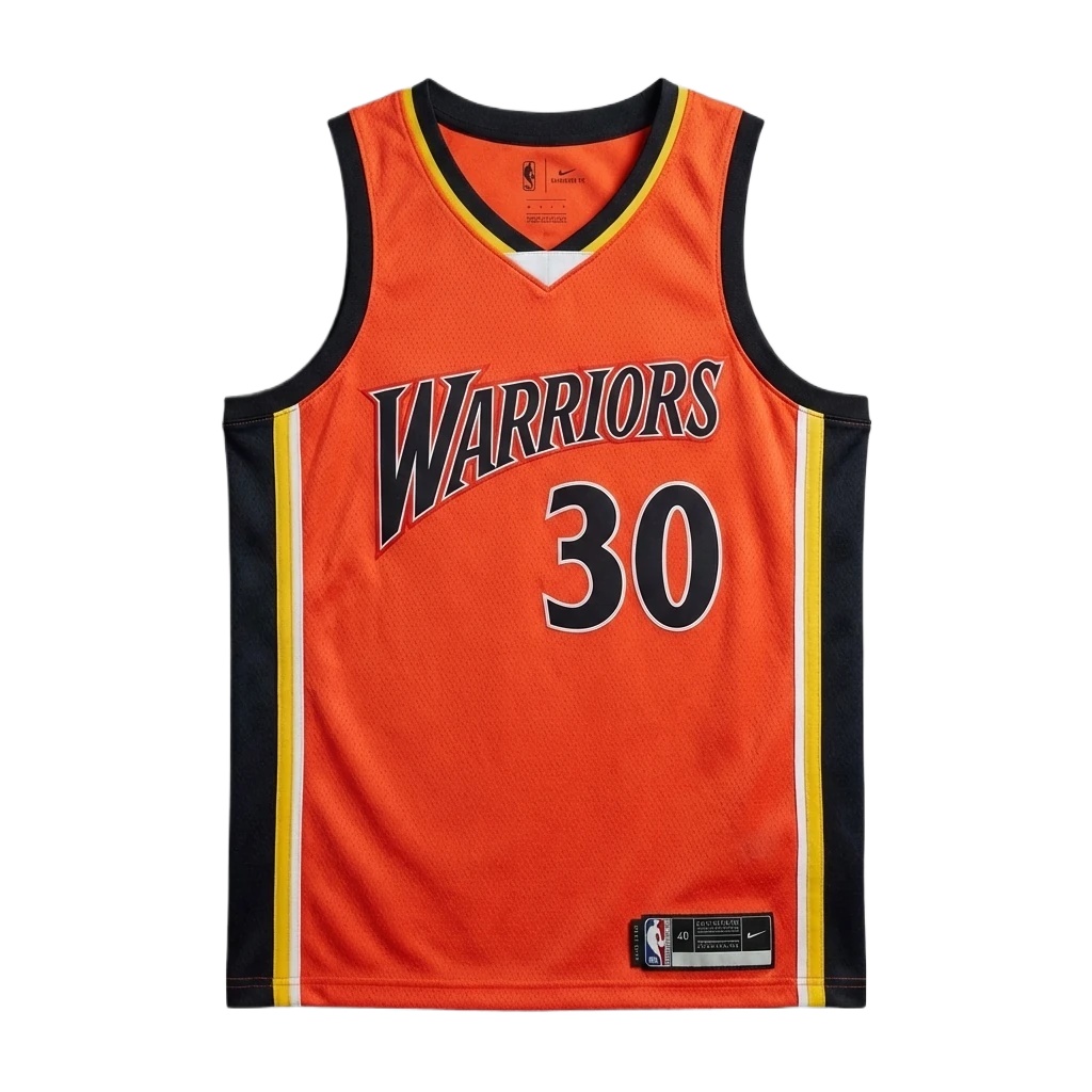 Nike Curry series orange and black basketball uniforms