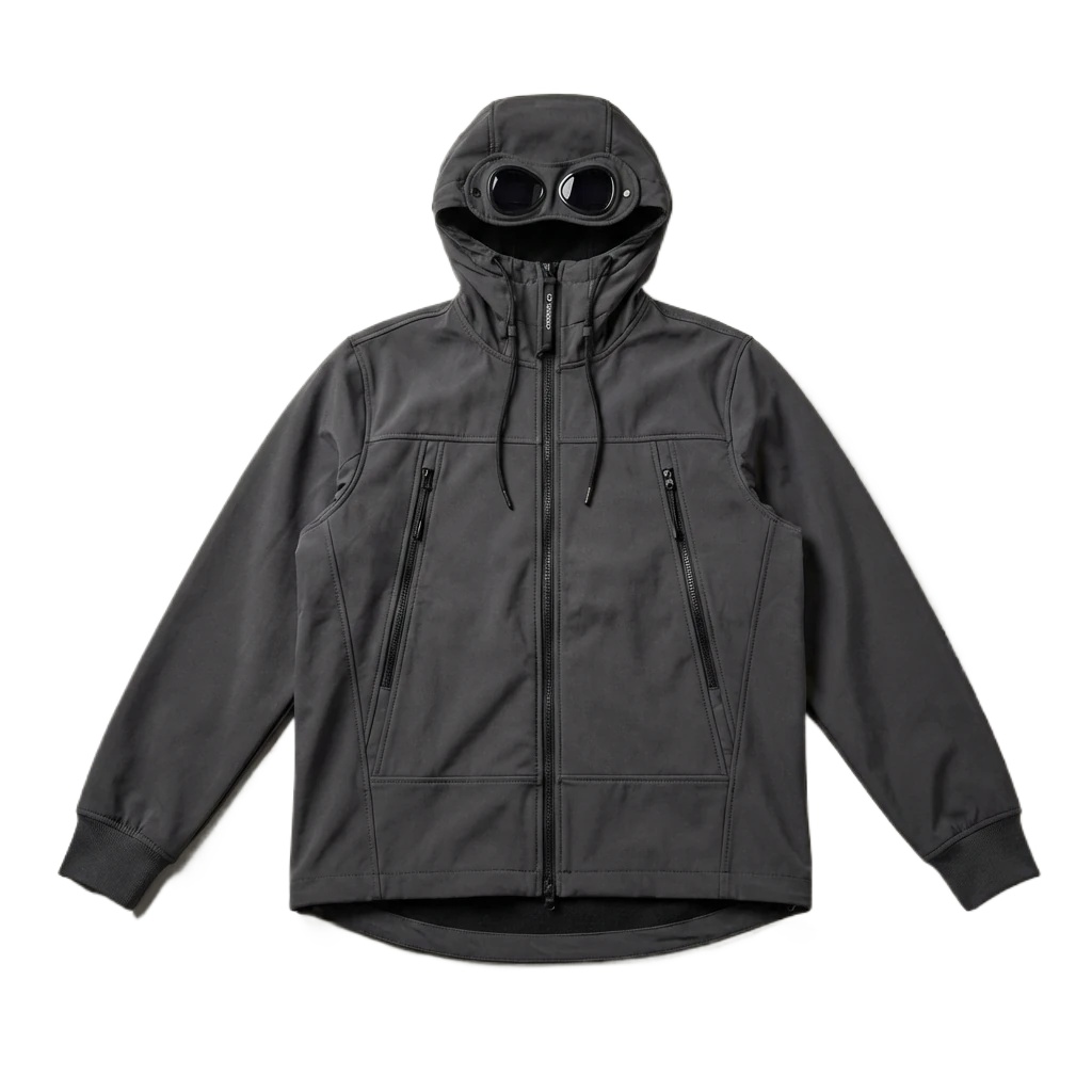 C.P. Hooded Functional Style Grey Coat