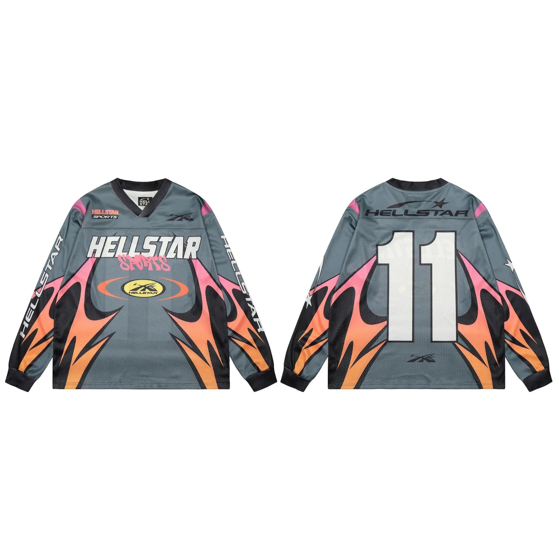 Hellstar Sports Series Vintage Color-blocked Jersey