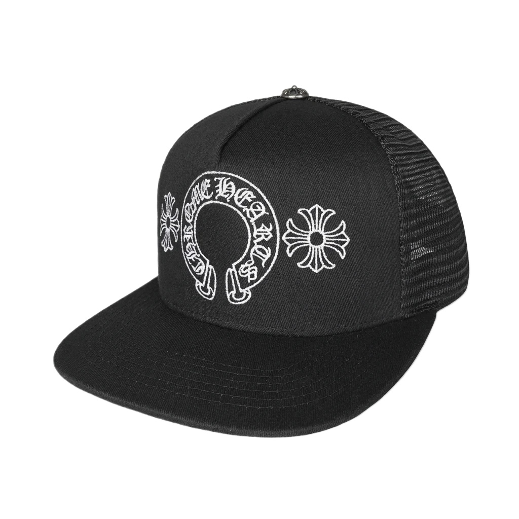 Chrome Hearts Cross Black Trendy Hat