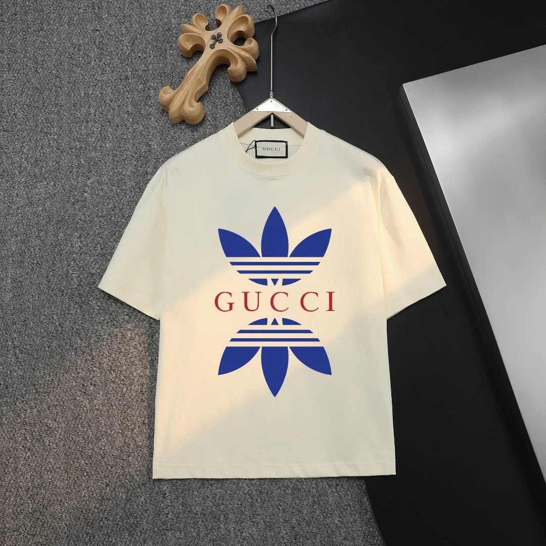 Gucci Co-branded Simple Style White T-shirt