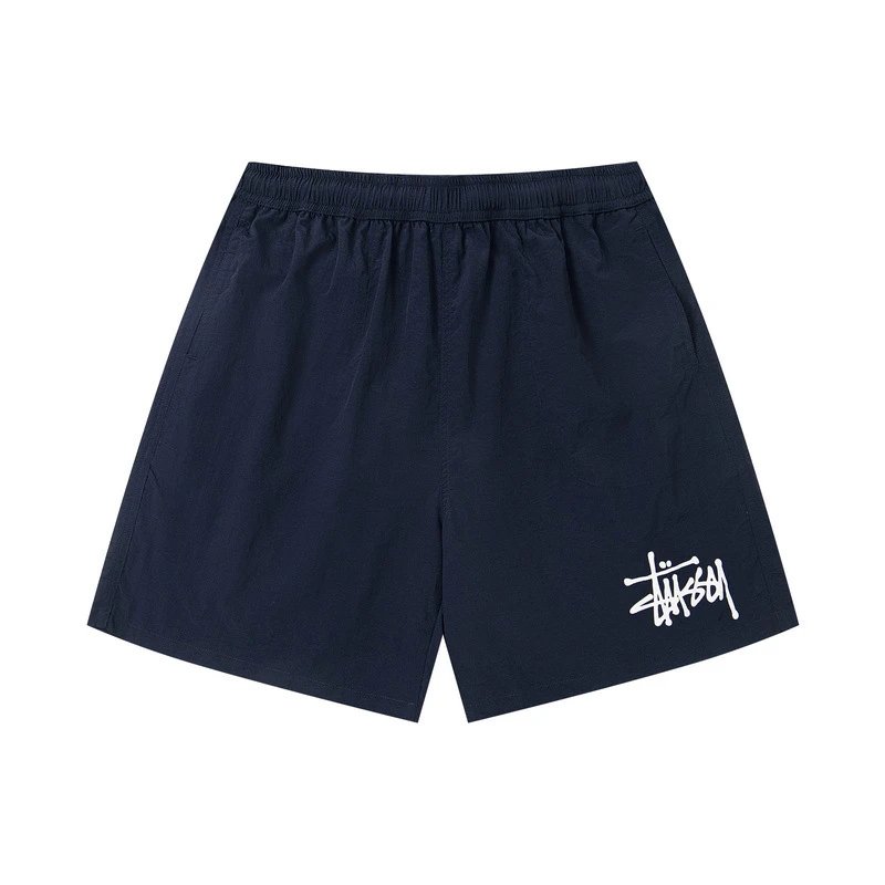 Stussy Classic Street Style Navy Blue Casual Shorts