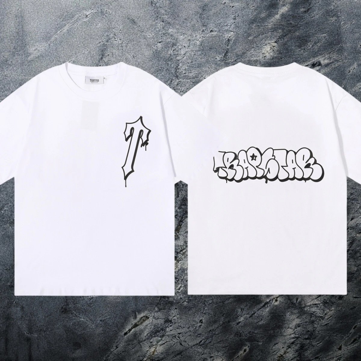 Trapstar Weekend Keys graphic T-shirt Black White Key for Weekend Wear