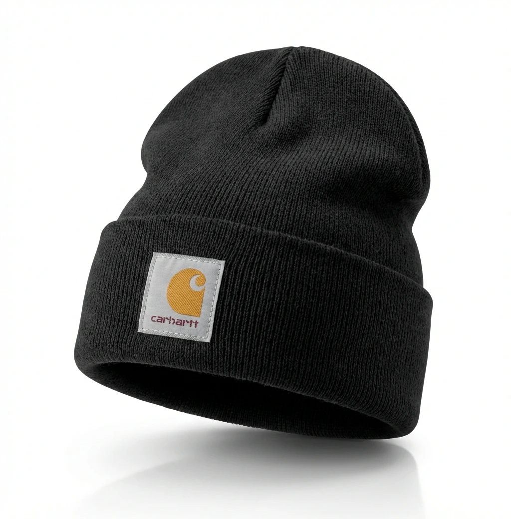 Carhartt classic black beanie