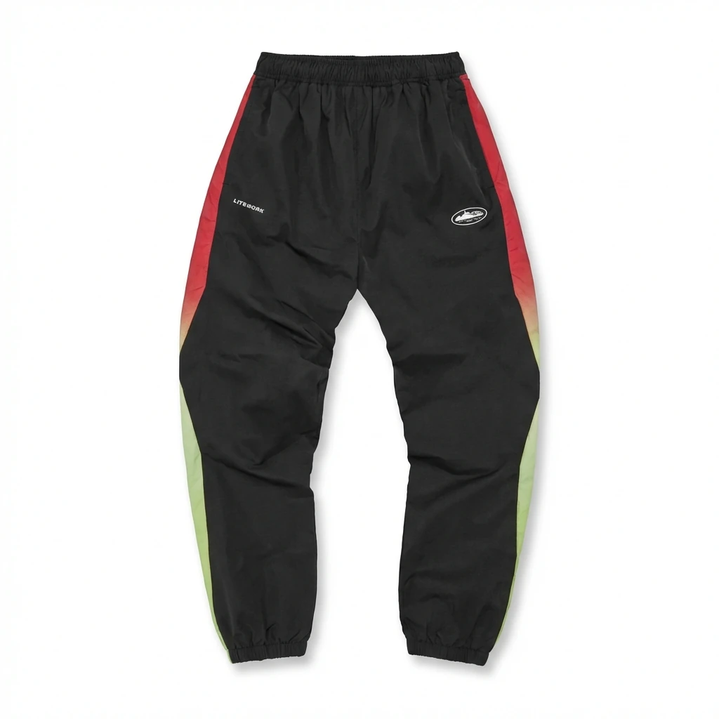 Corteiz Gradient Sporty Black Pants