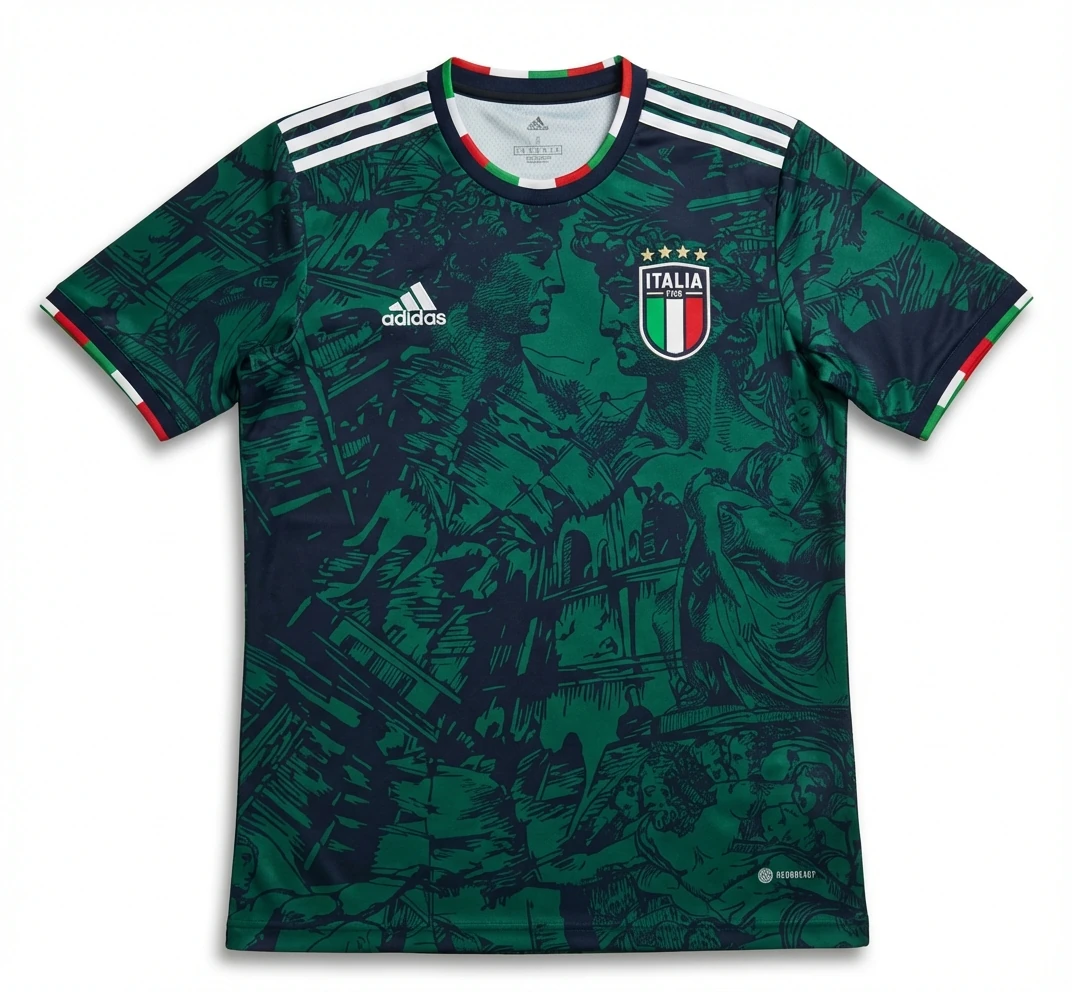 Stussy Italian retro style green T-shirt