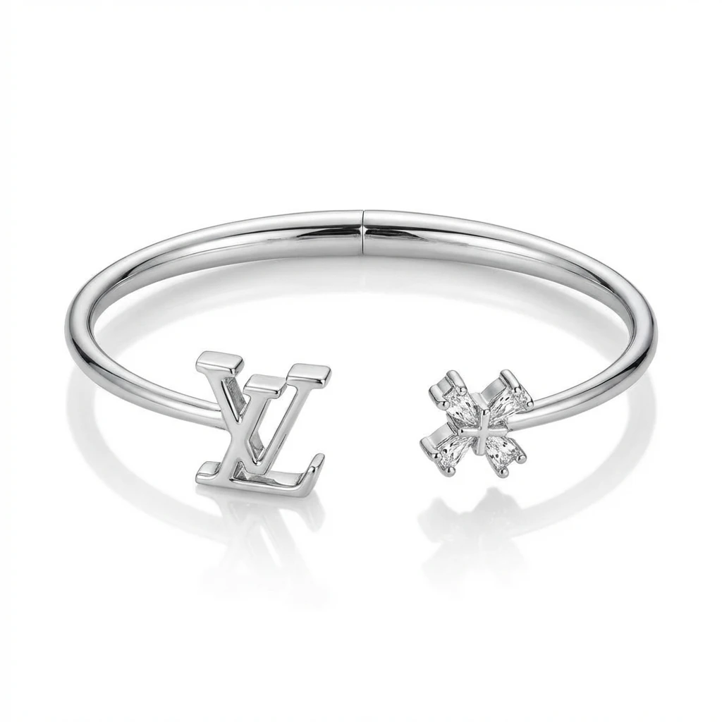 Louis Vuitton Silver Fashion Bracelet