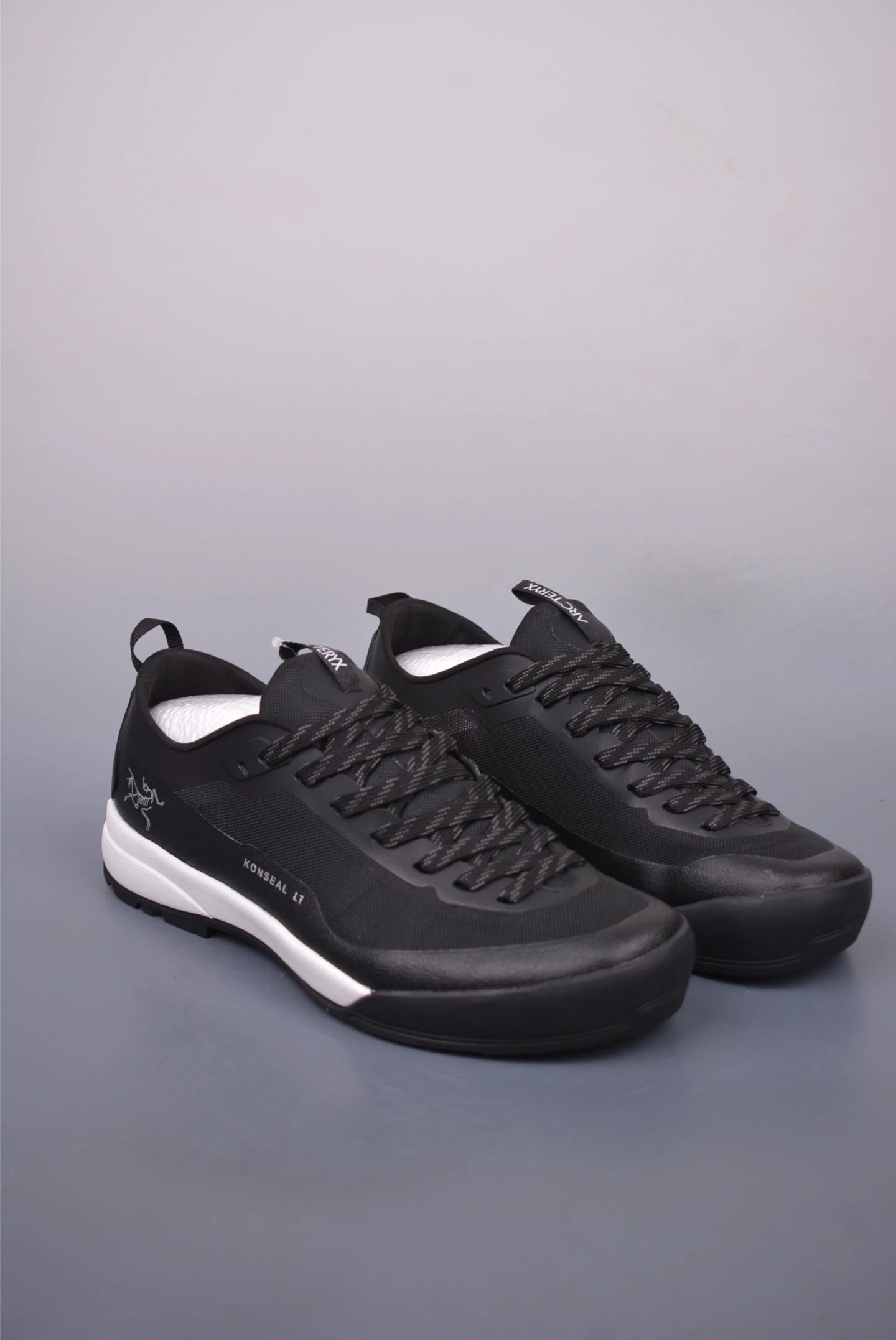 Arc'teryx Trail Sneakers with Technical Upper in Black and White