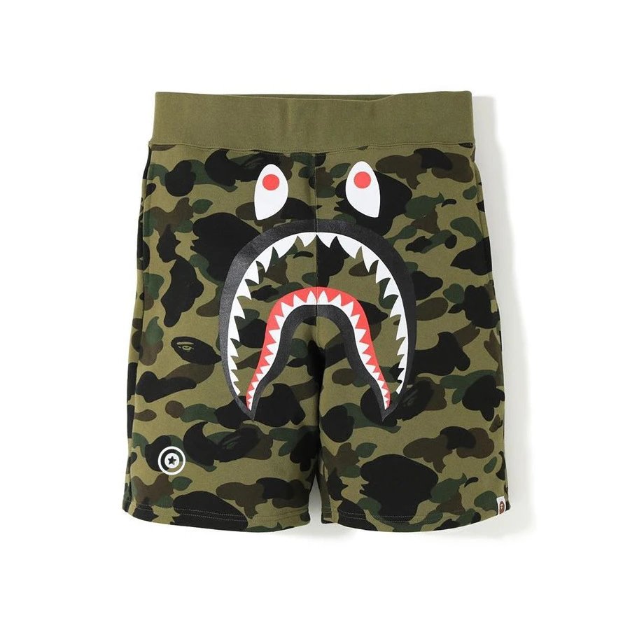 Bape Shark Camouflage Shorts