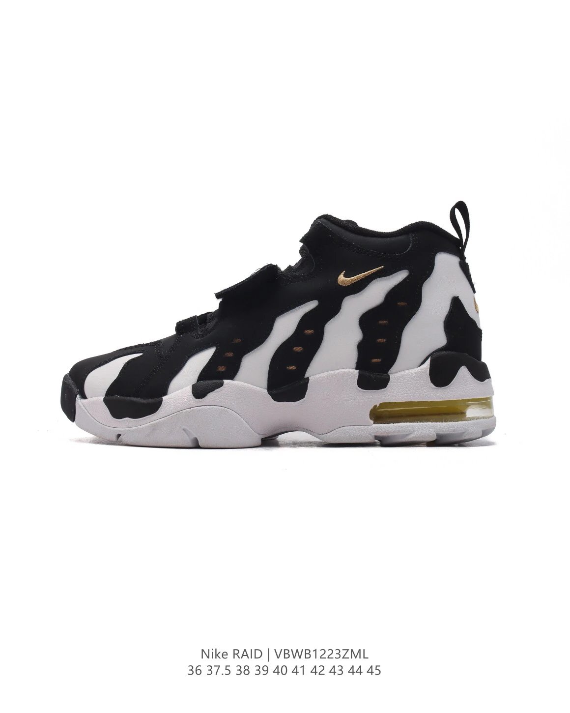 Nike RAID Black and White Fashionable Sports Shoes